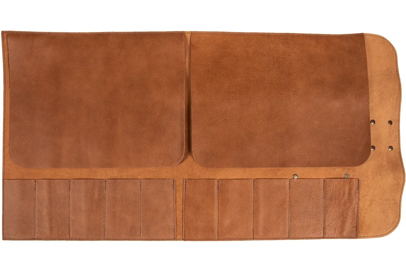 Trousse de cuisinier artisanale Arcos en cuir 10 places