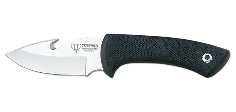 Couteau Skinner Caoutchouc Noir Cudeman