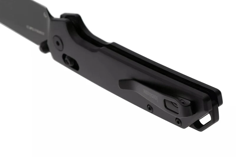 Couteau pliant Kershaw Iridium Reverse Tanto Black 2038RBLK manche en aluminium noir 11,4cm