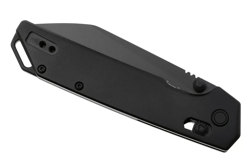 Couteau pliant Kershaw Iridium Reverse Tanto Black 2038RBLK manche en aluminium noir 11,4cm