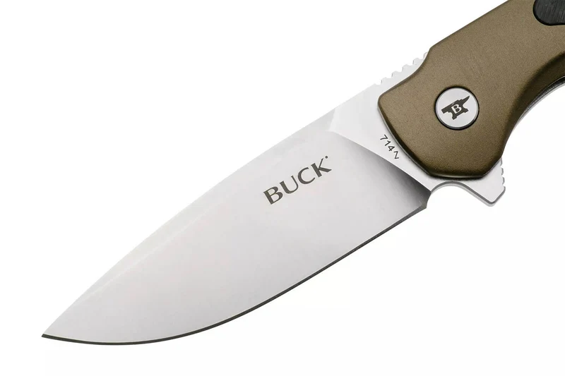 Couteau pliant BUCK STINGER 0714GRS manche vert 11cm