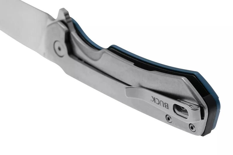 Couteau pliant BUCK STINGER 0714BLS manche bleu 11cm
