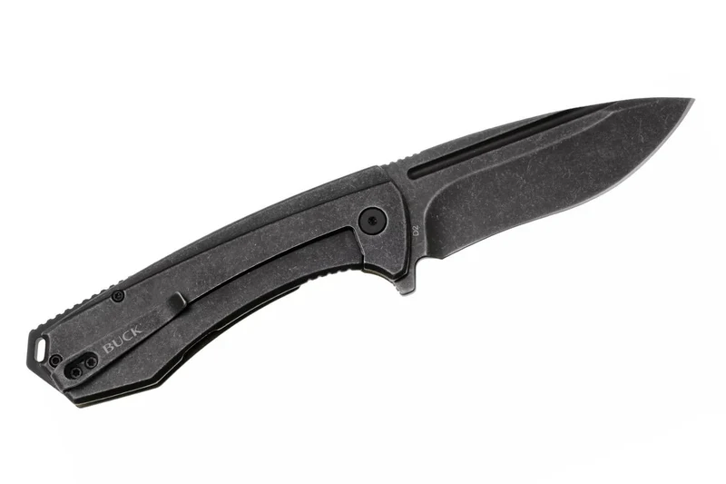 Couteau pliant BUCK RUCKUS 0713GRS manche vert 12cm