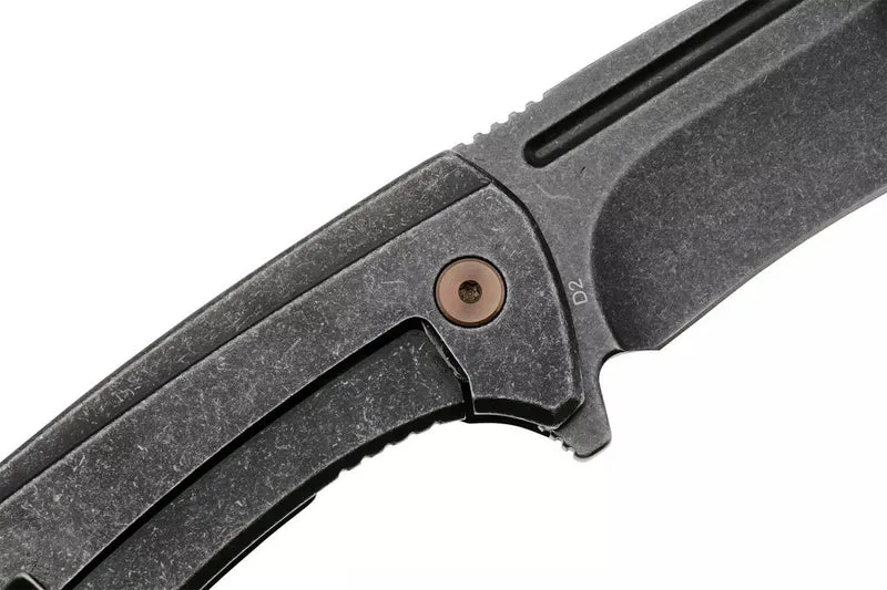 Couteau pliant BUCK RUCKUS 0713CPS manche noir 12cm