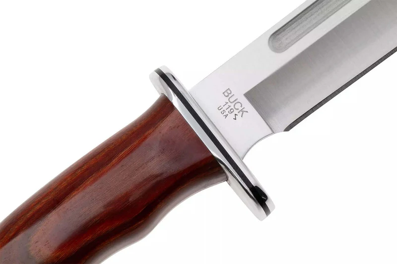 Couteau Buck 0119CCS1 Special Heritage Series lame 15cm manche en cocobolo + étui en cuir