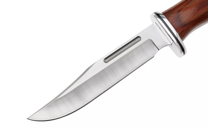 Couteau Buck 0117CCS1 Brahma Heritage Series lame 11,5cm manche en cocobolo + étui en cuir