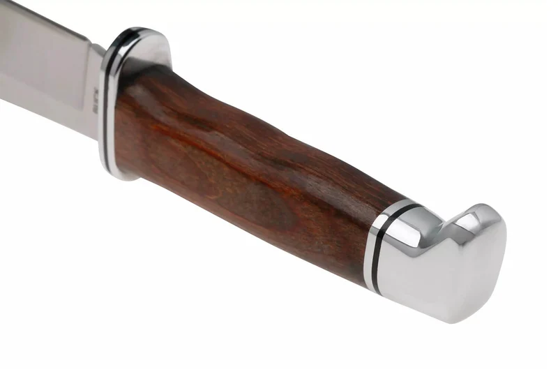 Couteau Buck 0103CCS1 Skinner Heritage Series lame 10cm manche en cocobolo + étui en cuir