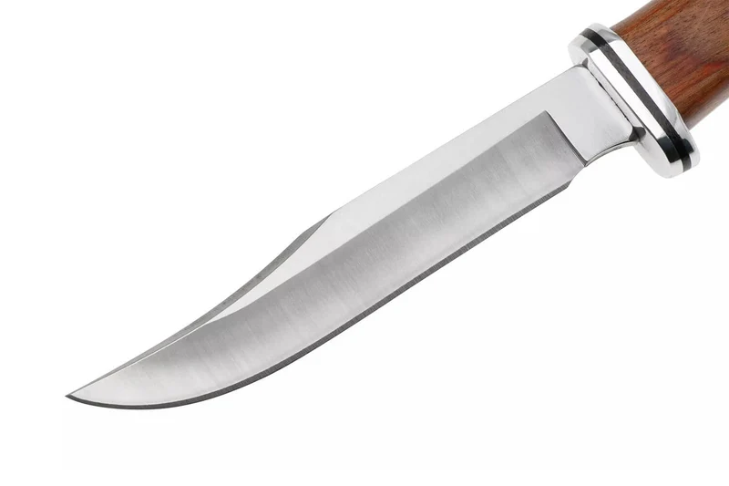 Couteau Buck 0102CCS1 Woodsman Heritage Series lame 10cm manche en cocobolo + étui en cuir
