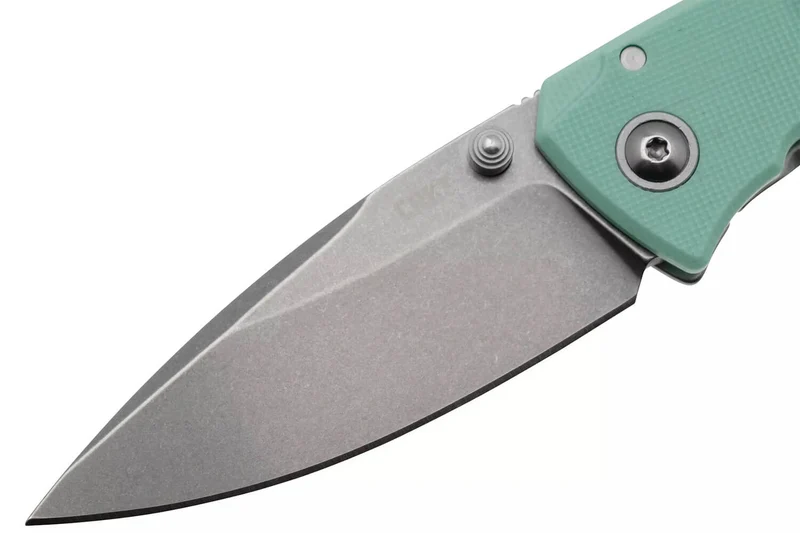 Couteau pliant CRKT Tuna Compact 2522B.CR manche 9,6cm en G10 vert d'eau