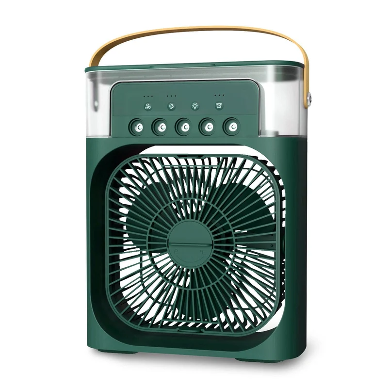Mini Rafraîchisseur d'Air 3-en-1 — Ventilateur, Brumisateur, Humidificateur (USB)