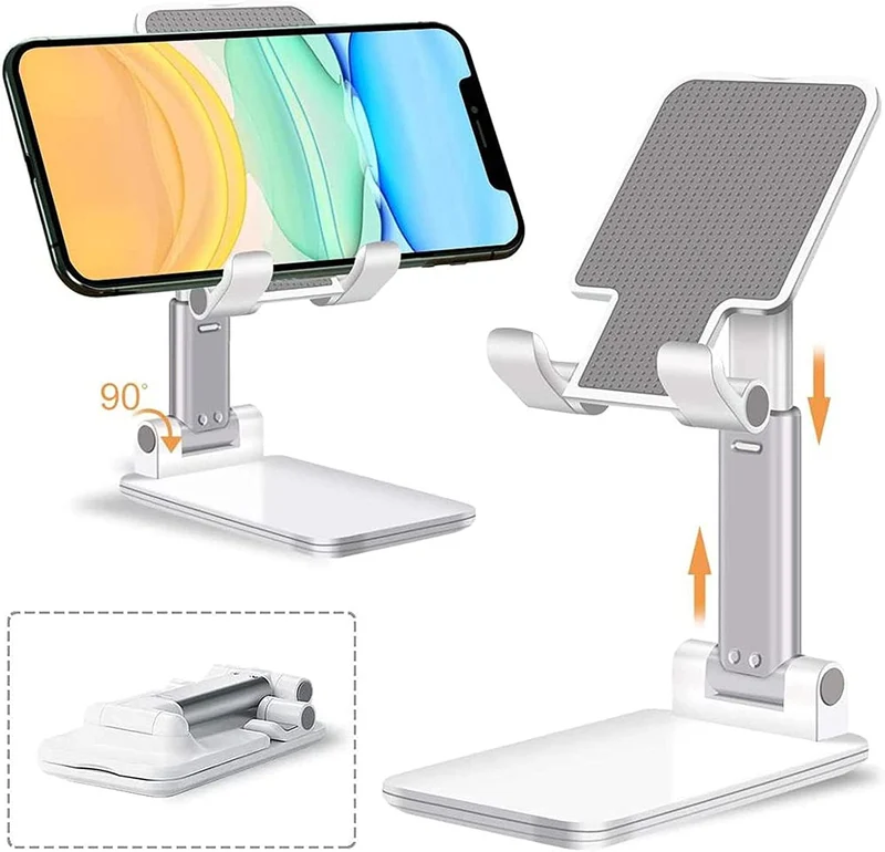 Support Smartphone et Tablette Compact Pliable et Ajustable