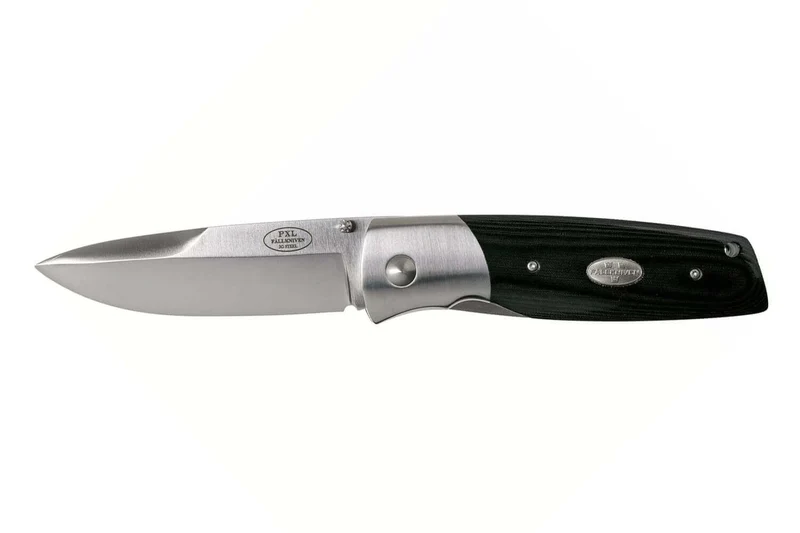 Couteau pliant Fallkniven PXLBM Black manche micarta noir 11cm