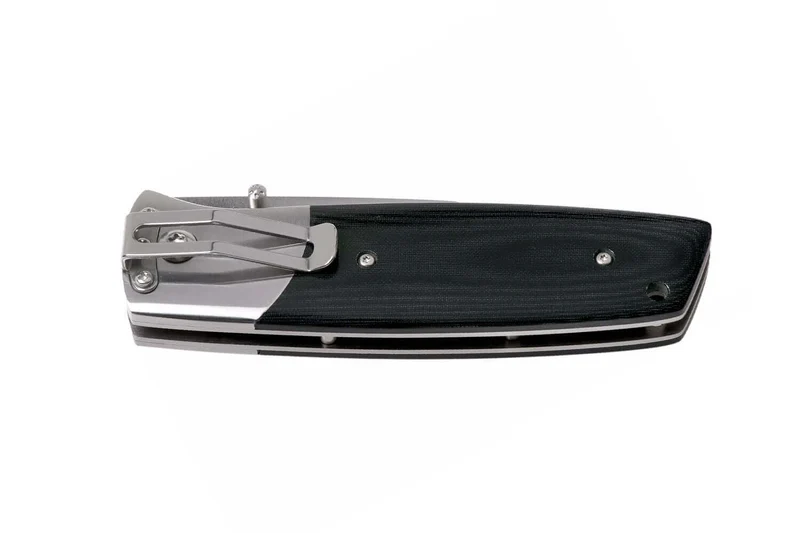 Couteau pliant Fallkniven PXLBM Black manche micarta noir 11cm