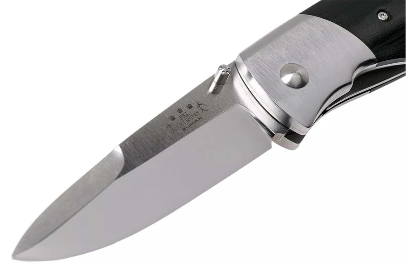 Couteau pliant Fallkniven PXLBM Black manche micarta noir 11cm