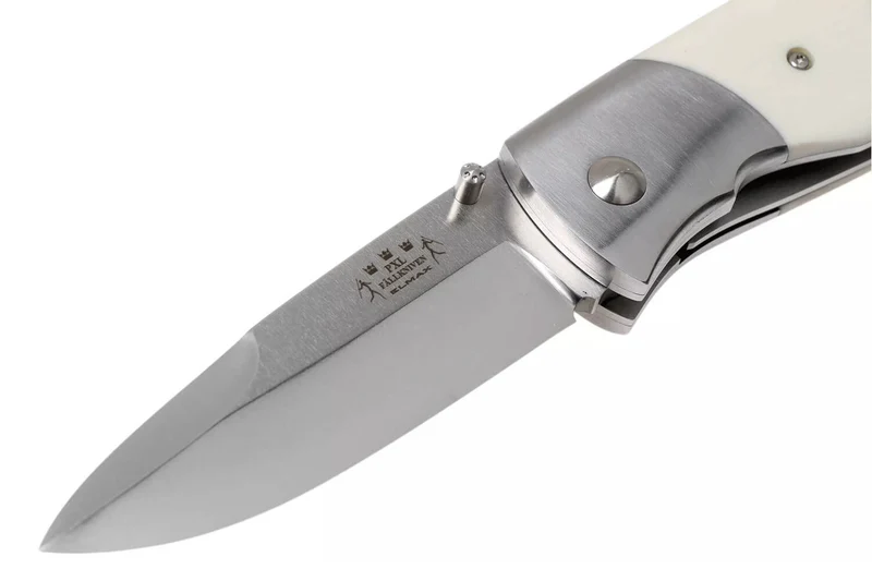 Couteau pliant Fallkniven PXLEY manche Elforyn Super Tusk imitation ivoire 11cm
