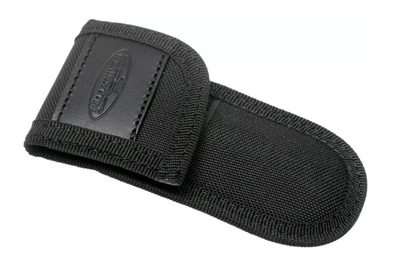 Couteau pliant Fallkniven P3G manche fibre de carbone noir 10,3cm + étui Cordura
