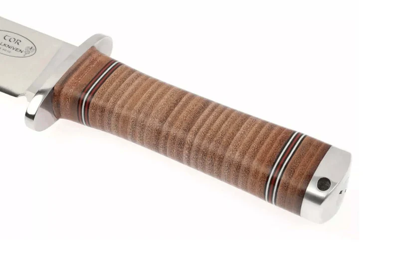 Couteau Fallkniven Thor NL1 lame Bowie 25cm manche cuir + étui en cuir