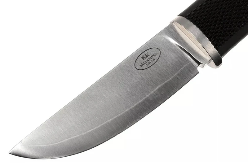 Couteau Fallkniven Kolt Knife KK lame 8,5cm manche thermorun noir + étui en zytel/cuir