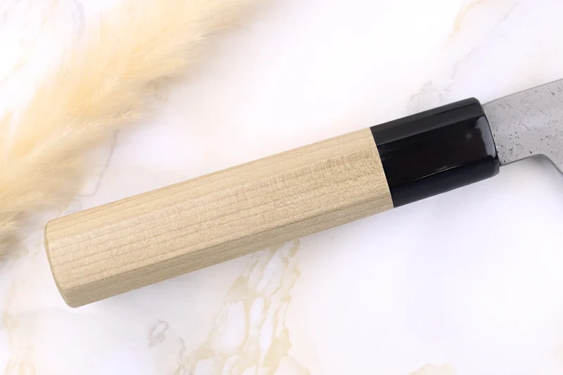 Couteau de chef kiritsuke 21cm japonais artisanal Sakai Kikumori Kikuzuki Rin
