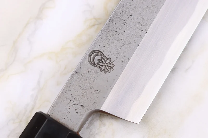 Couteau kiritsuke yanagiba 27cm japonais artisanal Sakai Kikumori Kikuzuki Rin