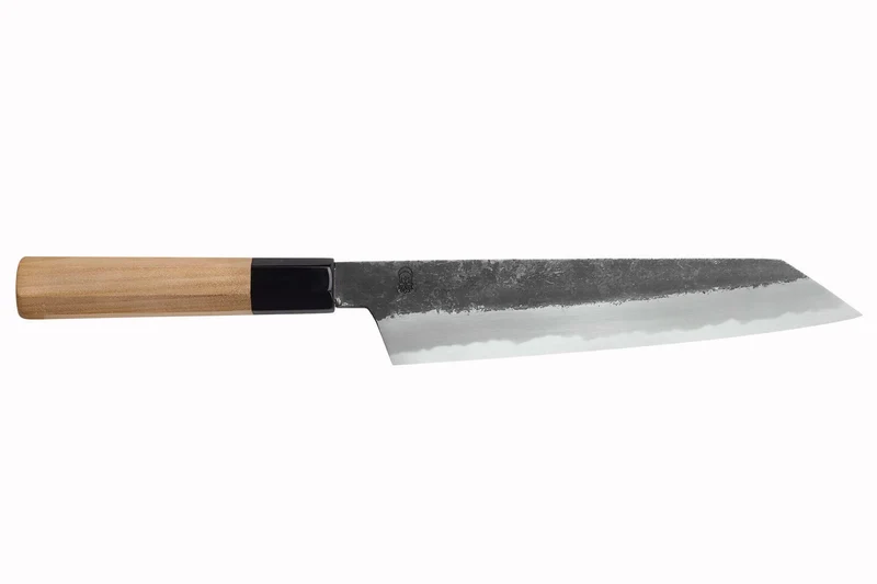 Couteau kiritsuke 21cm japonais artisanal Sakai Kikumori Kikuzuki Kuro