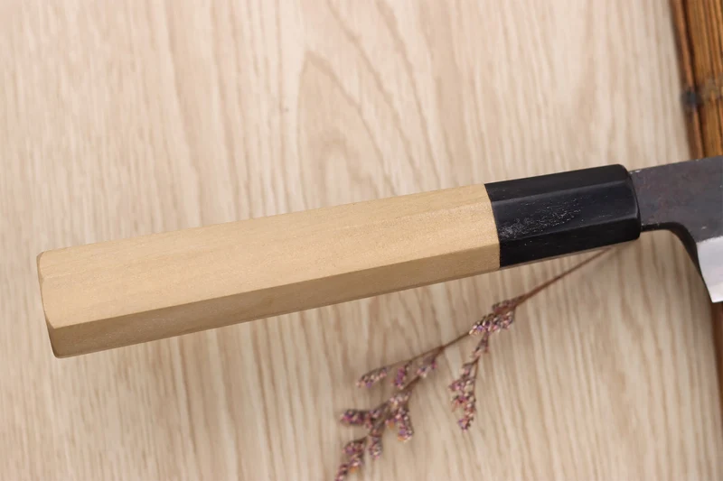 Couteau yanagiba kiritsuke 27cm japonais artisanal Sakai Kikumori Kikuzuki Kuro