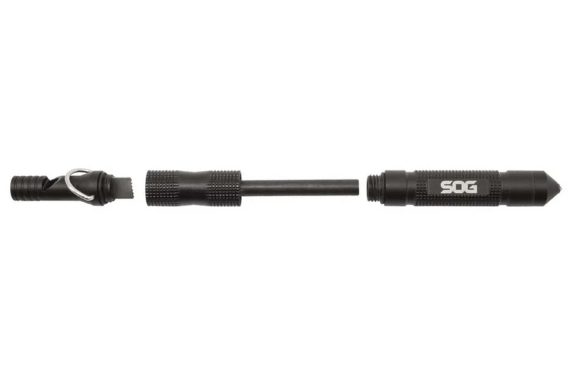 Allume-feu SOG Flint SGFT1001 3 en 1 avec sifflet de sécurité + brise-vitre