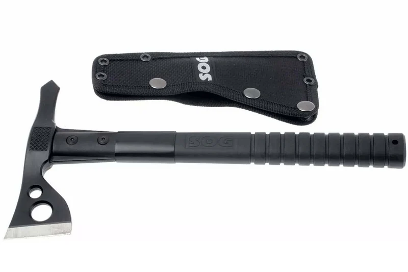 Hachette SOG Fast Hawk Axe SGF06TN manche en nylon/fibres de verre noir 32cm avec étui en nylon