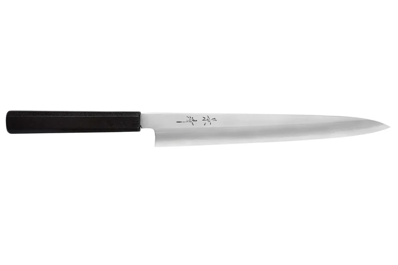 Couteau sujihiki japonais artisanal Kagekiyo Suri Urushi 27cm