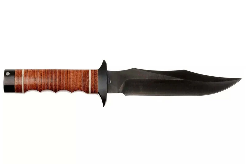 Couteau SOG Super Bowie SGSB1TL lame 19cm manche en cuir + étui en cuir
