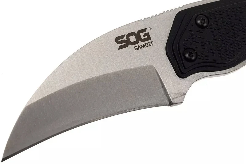 Couteau SOG Gambit SGGB1001 lame 6,6cm manche en nylon/fibres de verre noir