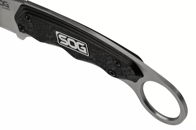 Couteau SOG Gambit SGGB1001 lame 6,6cm manche en nylon/fibres de verre noir