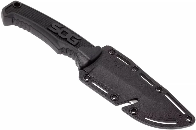 Couteau SOG Field Knife SGFK1001 lame 10,2cm manche en TPR noir + étui en Kydex