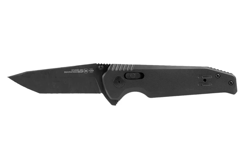 Couteau pliant SOG Vision XR LTE SGVISION35 Édition limitée manche en titane 11,8cm noir