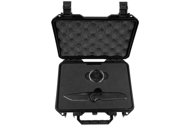 Couteau pliant SOG Vision XR LTE SGVISION35 Édition limitée manche en titane 11,8cm noir