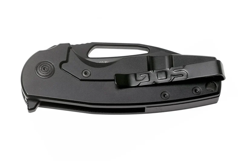 Couteau pliant SOG STOUT FLK SGSTOUTBK manche en acier inox/G10 noir 9,6cm