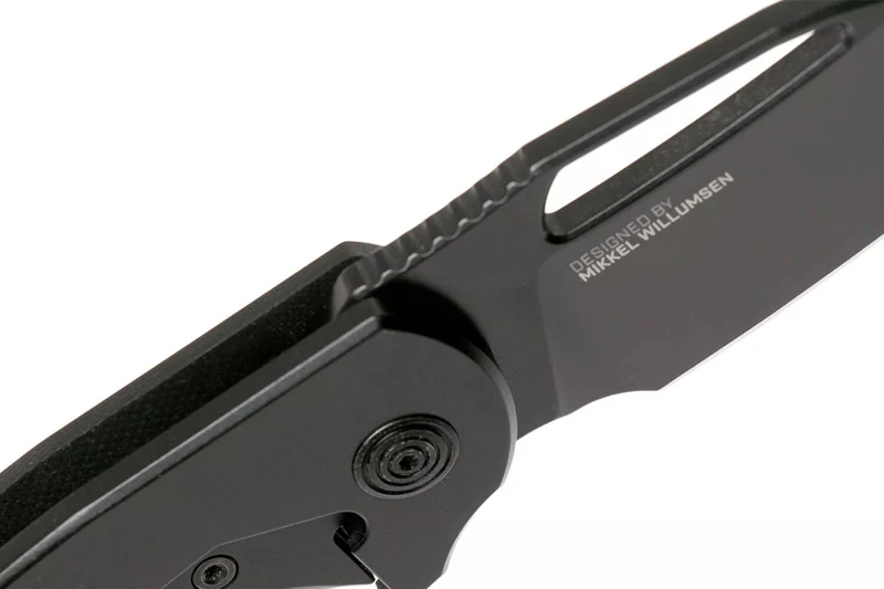 Couteau pliant SOG STOUT FLK SGSTOUTBK manche en acier inox/G10 noir 9,6cm