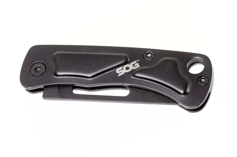 Couteau pliant SOG Centi I SGCE1002 manche en acier 5cm noir