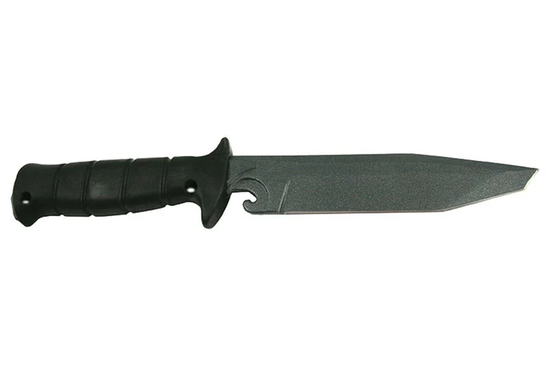 Couteau Wildsteer Wing-Tactic WING06113 lame tanto 12,5cm sans logo GIGN manche kraton noir + brise-vitre + étui POM + malette