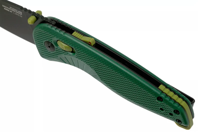 Couteau pliant SOG Aegis AT SGAEFOMO manche en nylon/fibres de verre vert 12,7cm