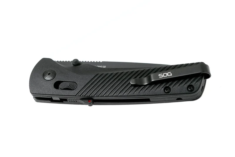 Couteau pliant SOG Flash At Blackout SGFLASHBK manche en nylon/fibres de verre noir 11,6cm