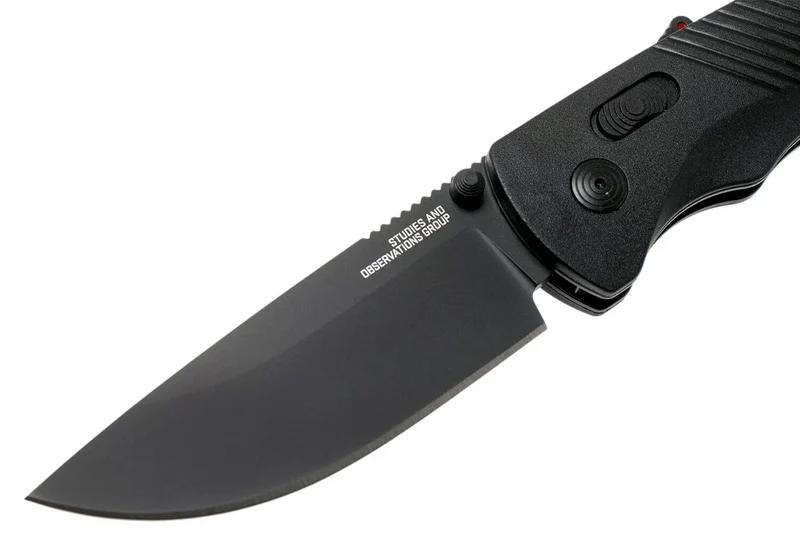 Couteau pliant SOG Flash At Blackout SGFLASHBK manche en nylon/fibres de verre noir 11,6cm