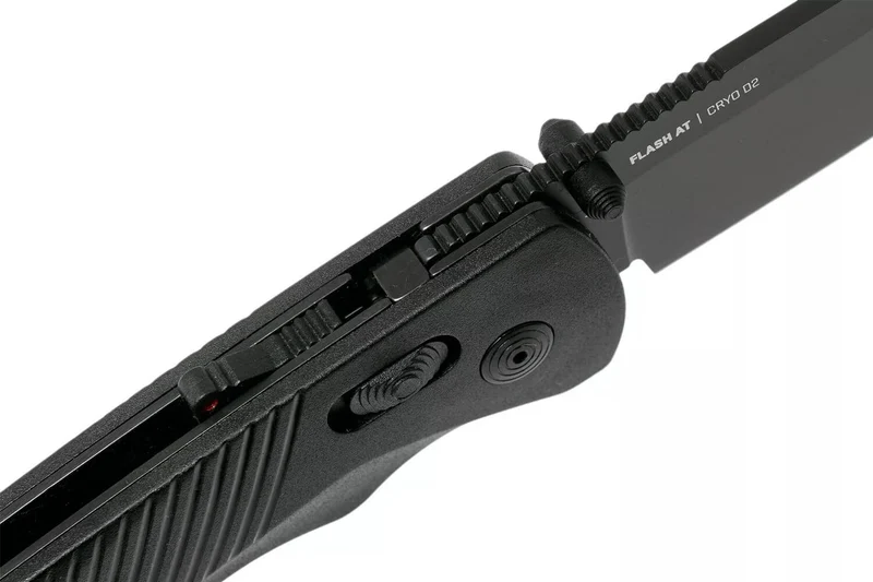 Couteau pliant SOG Flash At Blackout SGFLASHBK manche en nylon/fibres de verre noir 11,6cm