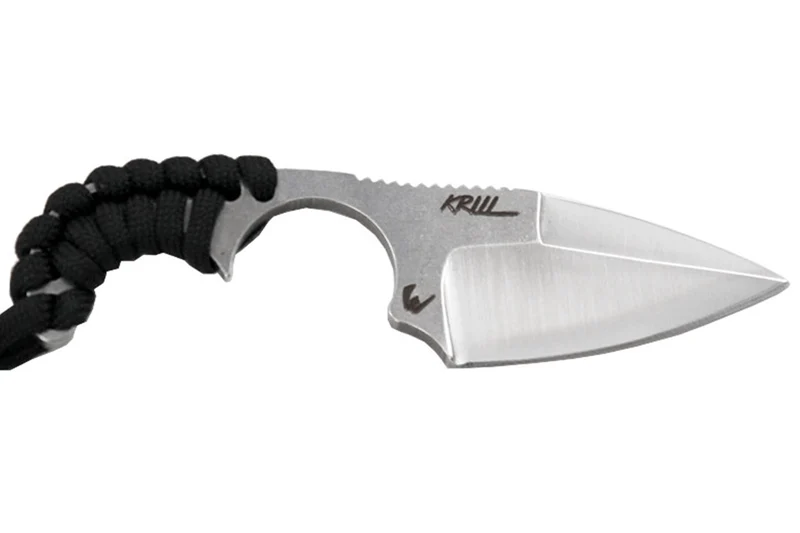 Couteau EDC Wildsteer Krill KR0113 lame 5cm manche paracorde + étui Kydex