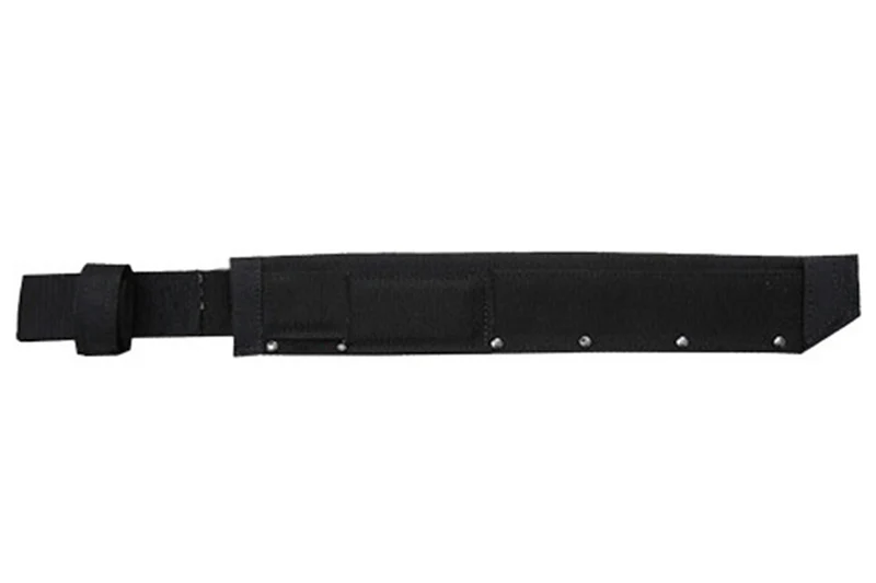Machette kukri Wildsteer W Tiger WTIG3113N 45cm lame noire manche Kraton noir + étui en nylon