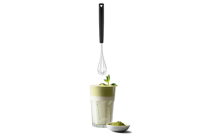Mini fouet Triangle manche long 10cm manche en green grip