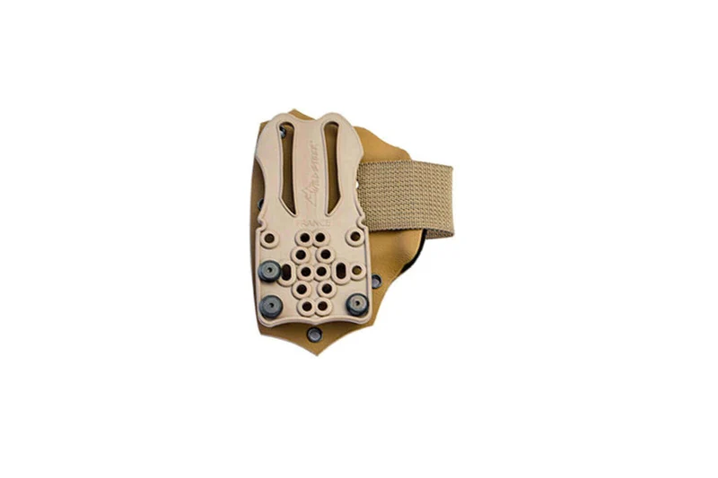 Hachette bushcraft Wildsteer Kobra KOB0115 30cm manche Paracorde/Tactiprène Coyote + étui Kydex