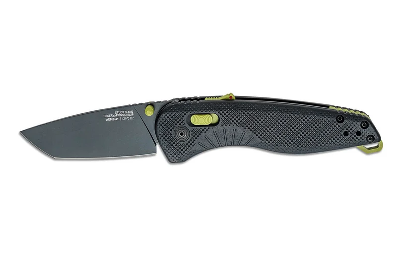 Couteau pliant SOG Aegis AT SGAEGISATTANTOBKMO manche en nylon/fibres de verre noir 12,7cm