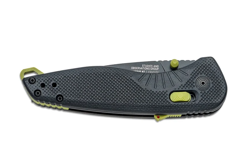 Couteau pliant SOG Aegis AT SGAEGISATTANTOBKMO manche en nylon/fibres de verre noir 12,7cm