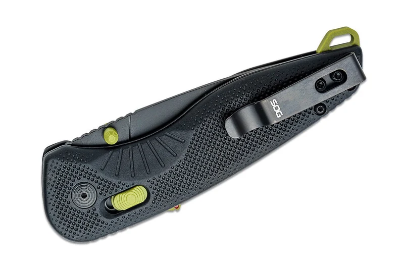Couteau pliant SOG Aegis AT SGAEGISATTANTOBKMO manche en nylon/fibres de verre noir 12,7cm
